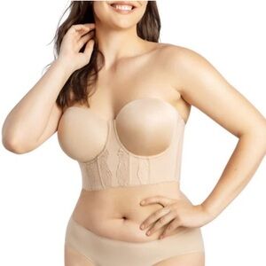 NWT PARFAIT Elissa Full Bust Strapless Longline Bra